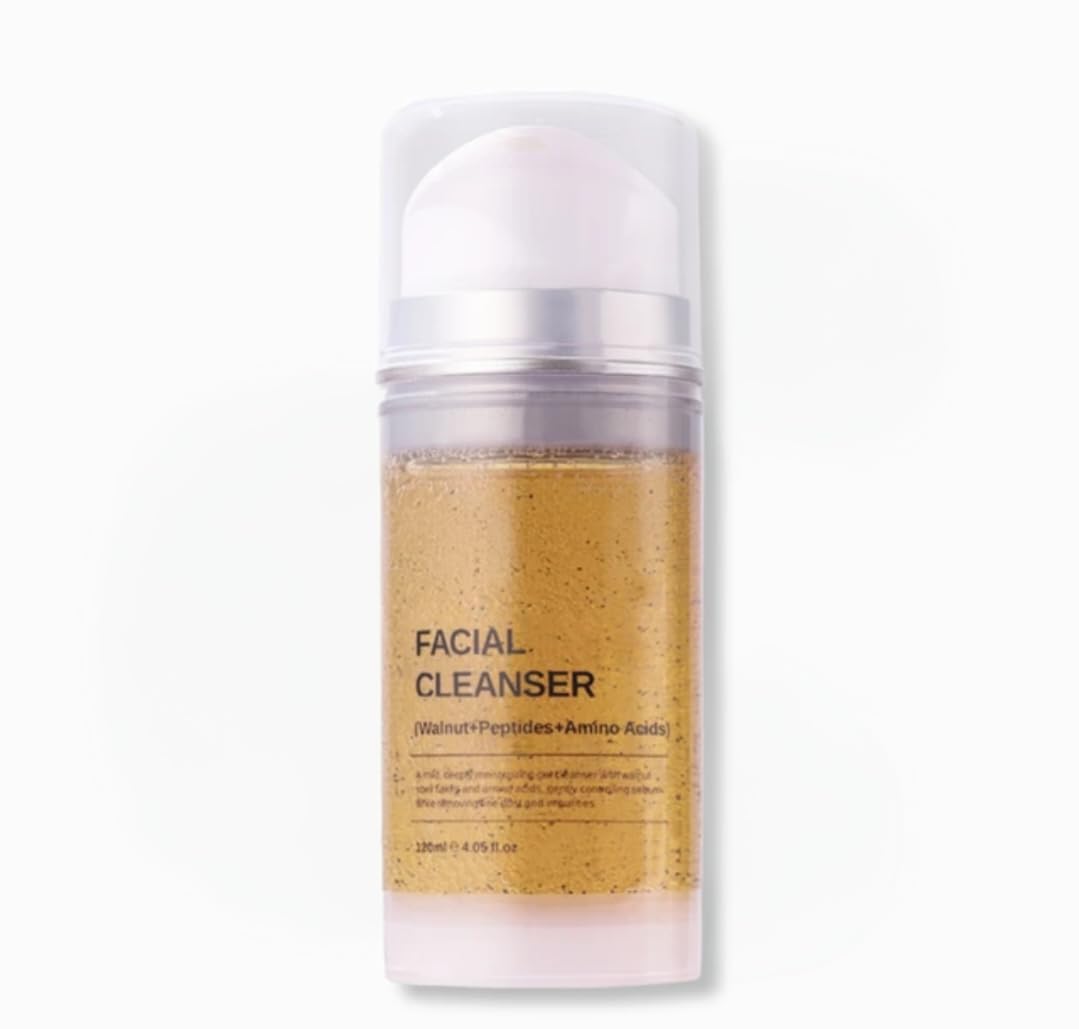Facial Cleanser with Peptides and Amino Acids, 120ml, White, 1 g (Pack of 1)