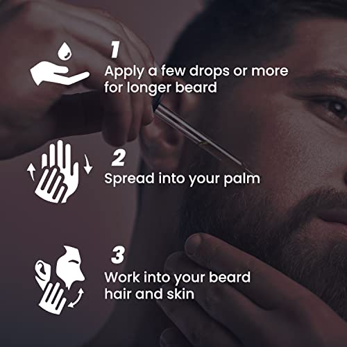 Roselynboutique Beard Oil For Men Leave-In Conditioner Strengthen & Soften Beard With Pure Natural & Organic Ingredients (1Fl Oz Beard Oil) #TOP3