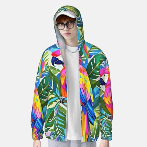 Vintage Floral Long Sleeve Hoodie for Women Men Sun Protection Jacket Hooded Lightweight UV Shirts for Hiking Cycling4
