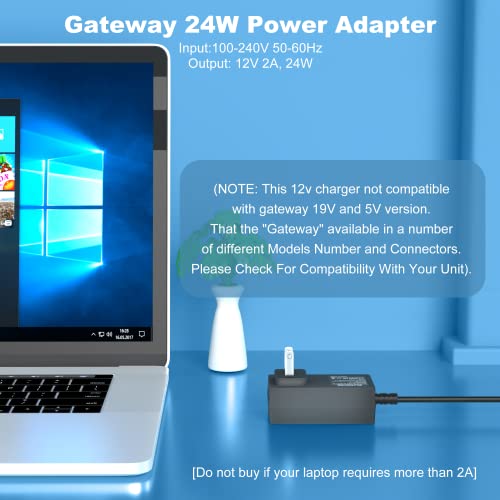 Oanlxt ADW01 12V 2A Ac Adapter For Gateway Laptop Gwtc116 Gwtn116 Gwtn133 Gwtn141 Gwnc21524 N11Sp3 Saw30-120-2000U Gwtc116-1 Gwtc116-2 Gwtn116-1 Gwtn116-3 Gwtn133-1 Gwtn141-1 Gwtn141-5 Gwtn156-11 thumb #5