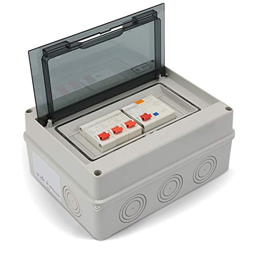 Consumer Unit Circuit Breaker Panel IP65 Plastic Leakage Circuit Breaker, Garage Consumer Unit, Garage Box Mini, Electric Consumer Unit (3 Way) - Image 6