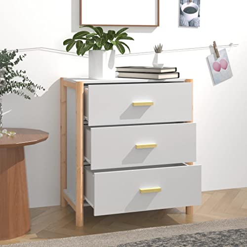 Aparador blanco para salón y pasillo moderno con patas de madera 5