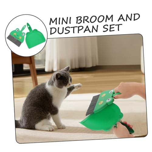 COLLBATH Mini-Besen Und Kehrschaufel-Set Tischkehrset Kehrschaufel Für Krümelreinigung Multifunktions-reinigungswerkzeug Tragbar Für Home Und Büro – Bild 5