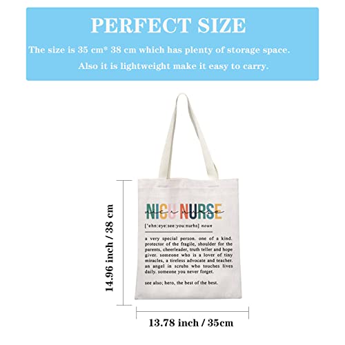 Bolsa Tote de Lona para Enfermera Nicu Nurse miniatura 4