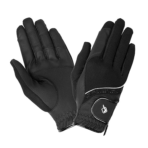 Gants d'équitation LeMieux Crystal XXS Noir anti glisse mains fines