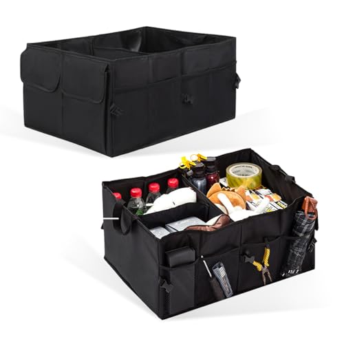 2-Pack Waterproof Car Trunk Organizer