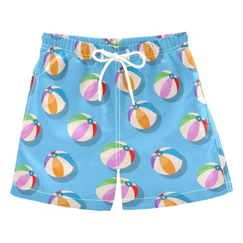 susiyo Boys Swim Trunks Beach Balls Toddler Swim Shorts Quick Dry Beach Board Shorts Little Boy Bathing Suits Swimwear