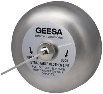 Standard Hotel Retractable Clothes Line in Stainless Steel
