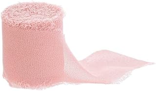 Rollo de cinta de gasa con flecos de 2,5 cm x 20 metros, varios colores, perfecto para decorar cualquier ocasión (Chipria)