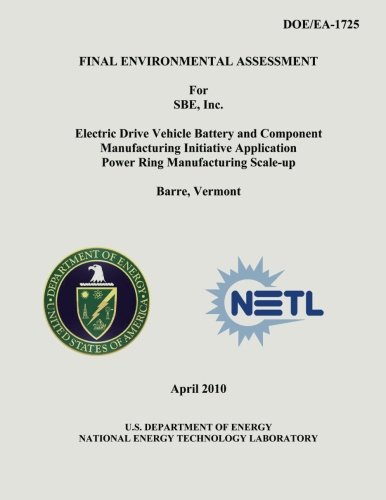 Final Environmental Assessment for SBE, Inc. Elect