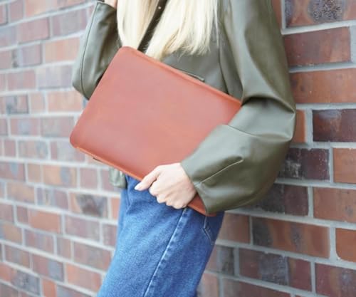 Funda para MacBook Neo 13 pulg cuero natural vintage miniatura 2