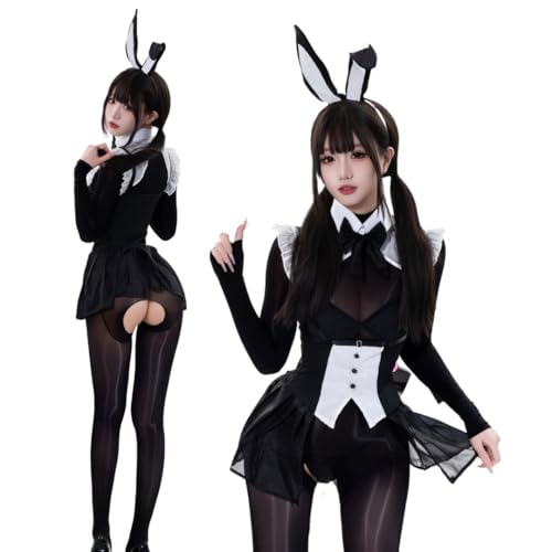 [BeLoved] 逆バニー フルセット バニーガール 小悪魔 ボディコン 女性 大きいサイズ SM レディース コスチューム ハロウィン クリスマス ランジェリー 大人用 カワイイ 可愛い プレゼント cosplay costume halloween 衣装 服 女性用 レディース かわいい 仮装 コスチューム ハロウィン クリスマス 女装 人気 コスプレの商品画像（Amazon）