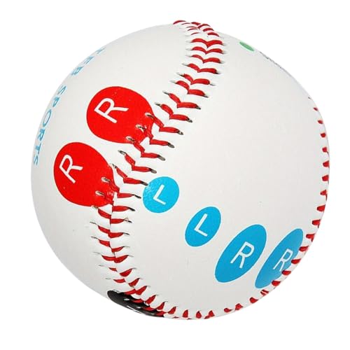 野球ボール 野球練習ボール ピッチトレーニング野球 練習用野球ボール ピッチトレーニングベースボール 野球補助 硬式ボール ソフトボール 野球練習効率UP 野球スキル学習 ピッチスピード向上 指配置マーカー付き 初心者 野球愛好家 野球ピッチンググリップト