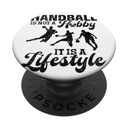 Le handball n'est pas un passe-temps, c'est un style de vie - Handball Player PopSockets PopGrip Interchangeable