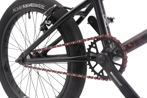 Miniatura 7 de Khe Cosmic Al 20 Pulgadas Bmx Aluminio Affix Rotor Frenos V Delantero Y Trasero Neumáticos Acme 2.40 Negro Mate 135-170 Cm 2025