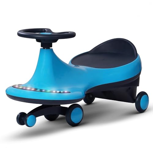 Image of Super Smooth Musical With Lights Plasma Car Ride On For Kids, Baby Car, Ride On Magic Car For Kids 2 To 8 Years Boys Girls (Blue)