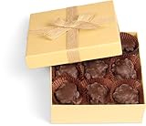 Milk Chocolate Caramel Cashew Nut Clusters Gift Box - by It's Delish | 12 OZ Premium Dark Chocolate Covered Nuts with Carmel Cluster | Christmas Gifts Box of Chocolates Candy Nut Turtles with Cashews – Kosher Dairy