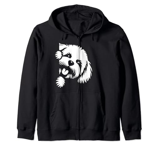 Conception graphique drôle de chien Maltipoo Sweat à Capuche