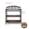 Sorelle Furniture Berkley Changing Table and Changing Pad, Dressing and Diaper Changing Table for Baby Room, Nursery Furniture for Infant -Espresso