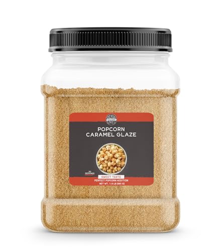 Birch & Meadow 4 Cups Popcorn Caramel Glaze, Sweet Taste, Easy to Make