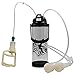 Produktbild M.Z.A Tragbare manuelle Melkmaschine Handbetrieb Melkmaschine Kit Kuh Schaf Ziege Melker 3 Liter Doppelkopf Melker Barrel Set (Kuh, Schwarz)
