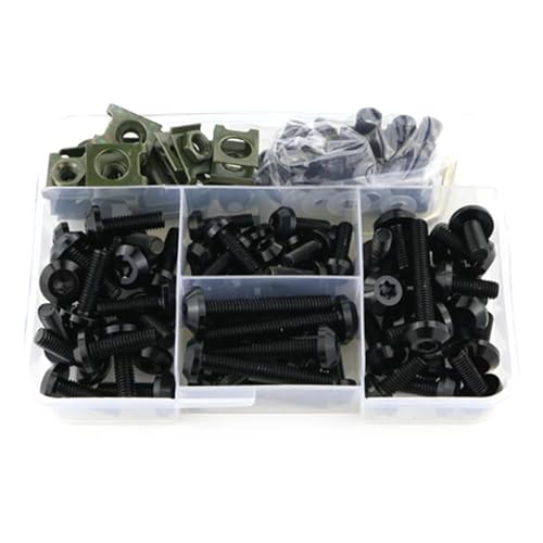 Kit visserie carénage Kawasaki ZX6R ZX10R 650R : vis clips et écrous CNC Style A