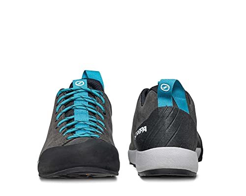 Scarpa Men's Gecko Hiking And Approach Shoes - Shark/Azure - 9.5-10 #TOP3