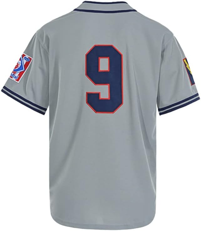 Men's Roy Hobbs New York Knights The Natural Movie Baseball Jerseys Grey (S) - Image 3