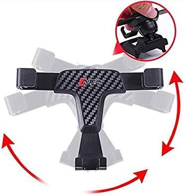 Miniatura 5 de BEERTE Soporte de teléfono compatible con Audi Q5 2018-2024 Audi SQ5 2018-2024 2018-2024 con ventilación de aire ajustable para salpicadero de