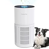 Air Purifiers for Home Large Rooms, Cobectal Air Cleaner with H14 True HEPA 3-in-1 Filter Covers up to 1650ft², Air Quality Sensor, Aroma Function & Sleep Mode, Pet Air Purifier, White