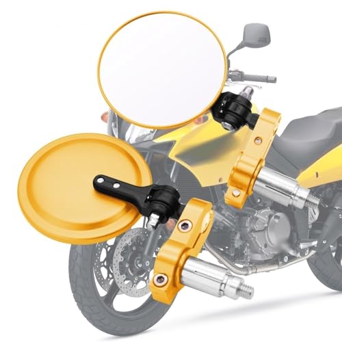 Rétroviseurs moto embout de guidon 22mm angle réglable - 4
