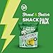 SuckerPunch Snappy Sweet Bread N’ Butter Dill Pickles Chip-Cut, Gluten Free, Kosher, Sugar Free, Low Calorie, Low Carb, on the Go, Non GMO, Keto Friendly, Vegan, 3.4 Oz Single Serve Pouch (12 Pack)