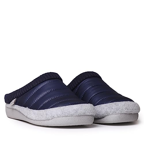 TONI PONS Zapatilla de casa para mujer en tejido acolchado y fieltro - MOKA-TK - Marino, 39 EU