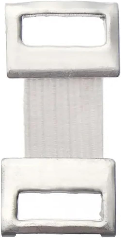 Bandage Clips 150Pcs Elastic Bandage Clips Replacement Stretch Metal Clips Fixation Clamps Aid Kit for Sport Accessories for Various Types Bandages(White)