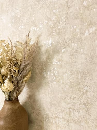 Newroom Tapete Beige Vliestapete Beton - Betonoptik Modern Creme Zement...