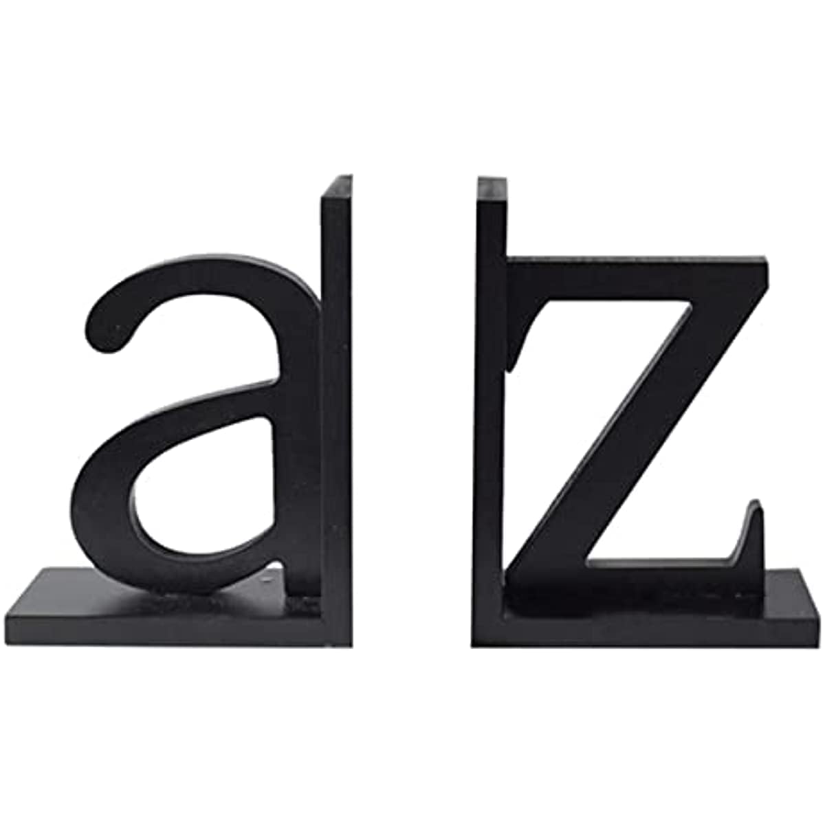 Sujetalibros Decorativos, tapón de Libro, sujetalibros de Letras Simple y Moderno, Estante de Oficina, sujetalibros, Adorno de Estante de Letras