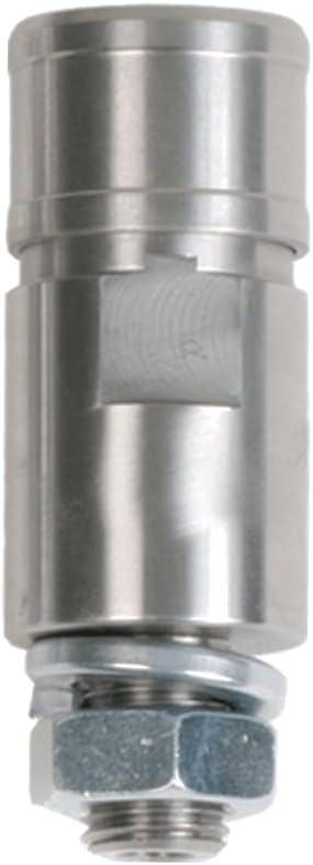 Warning Whip Base | Quick Disconnect | Threaded Connection | Stainless Steel | Single Red Pigtail Wire