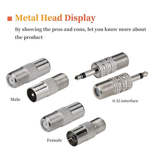 Fm Dipole Antenna For Bose Wave Radio, Ancable 75 Ohm F Type Male Fm Radio Antenna With Coax Adapter Compatible With Yamaha Pioneer Onkyo Indoor Radio Home Stereo Receiver Audio Home Theater Receiver #TOP5