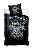 MOTIV: Hogwarts Scool Wende-Bettwäsche Set schöne Kinder-Bettwäsche für Jung-s und Mädchen geeignet cool-e Mädchen-Bettwäsche und Jungen-Bettwäsche