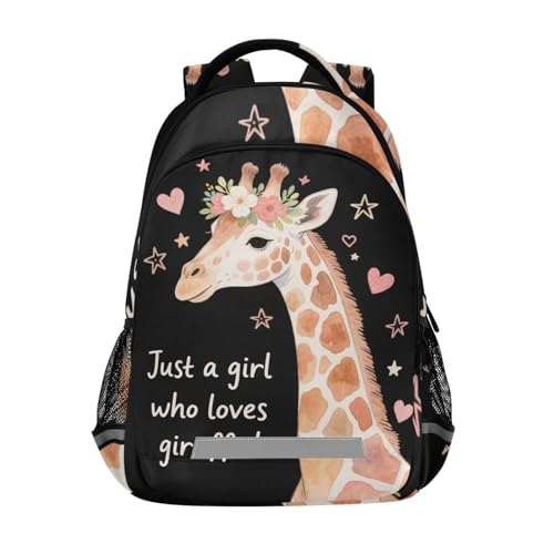 Sac à dos imperméable girafe avec sangle de poitrine ergonomique