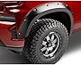 Bushwacker Pocket/Rivet Style Front Fender Flares | 2-Piece Set, Black, Smooth Finish | 40101-02 | Fits 2019-2021 Chevrolet Silverado 1500; 2022 Silverado 1500 Limited