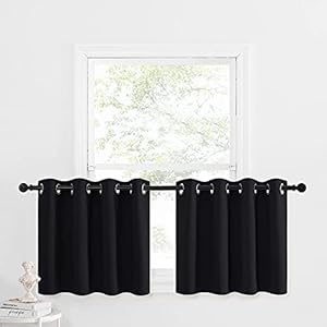 NICETOWN Small Tiers Kitchen Window Curtains...