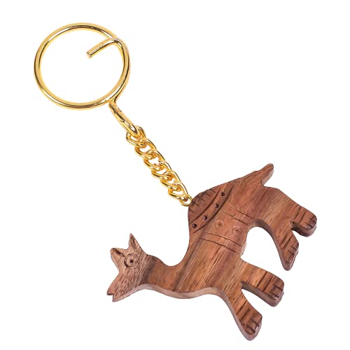 Crafted studio Handmade Wooden Key Chain /Key Ring-350