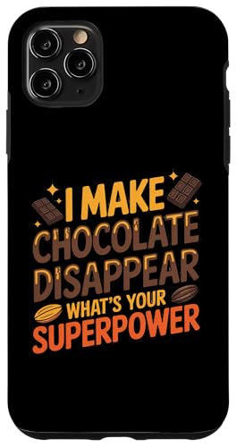 ���[���A �e�L�X�g �ʔ��� �l �ʔ��� I Make Chocolate Disappear �X�}�z�P�[�X iPhone 11 Pro Max �p