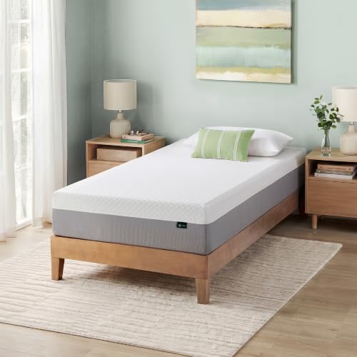 Image of Zinus 10 Inch Green Tea Essential Memory Foam Mattress [New Version], Twin, Fiberglass Free, Medium Feel, Breathable Airflow Memory Foam, Certified Safe Foams & Fabric, Mattress in A Box