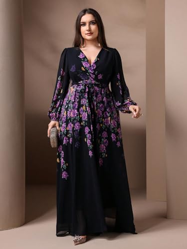 Image of TOLEEN Women's Plus Size Sequin Dress Luxurious Style Formal Cocktail Evening Party Maxi Dresses