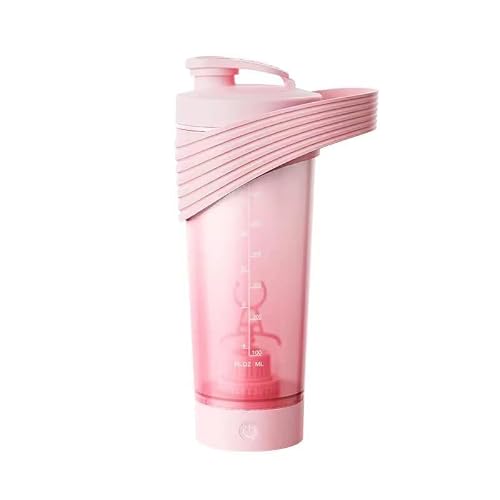 ZWZX Electric protein shaker bottle Electric shake cup Rechargeable high speed - Made of tritan - BPA Free - 28ounce Portable mixing cup（Pink）