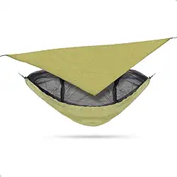 Rede de Dormir, Rede de Selva Suporta Até 130kg(Verde Oliva)