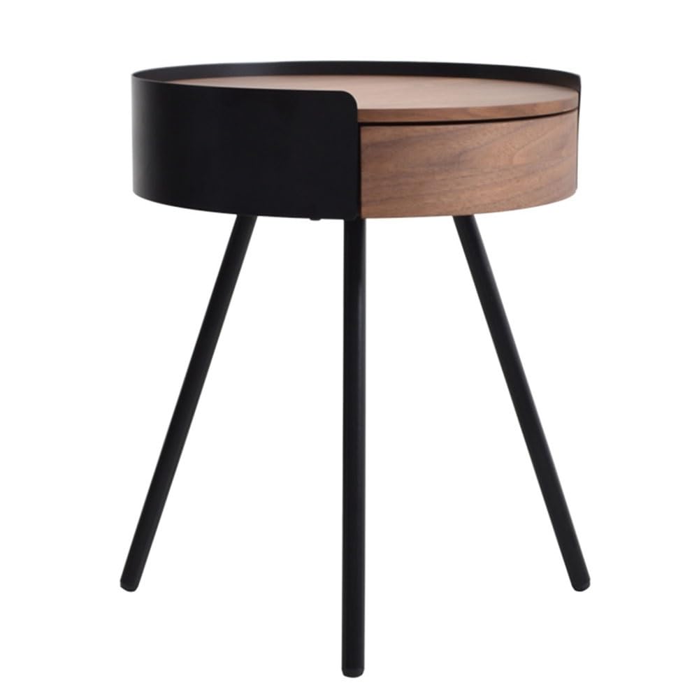 ZTHYSHOZ Coffee Table Round Sofa Side Table Bedroom Nightstand Coffee Modern & Minimalist Living Room Corner