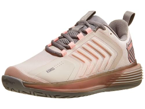 K-Swiss ���f�B�[�X �E���g���V���b�g 3 �O���X �e�j�X�V���[�Y, �����K�i�C�g/�T�e���C�g/�y�[���l�I���R�[�����B, 27.0 cm